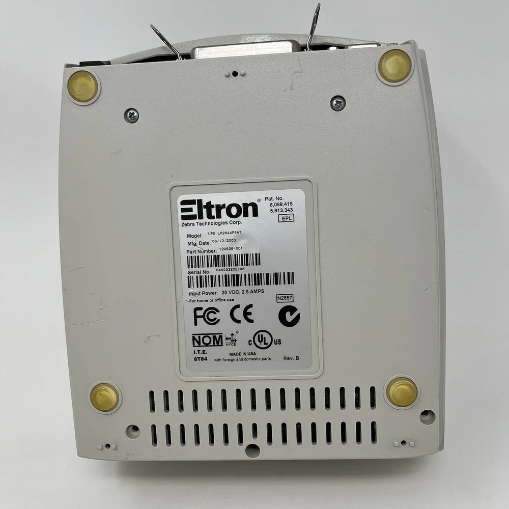 Zebra Eltron LP2844 Thermal Label Printer For Parts Untested EPL
